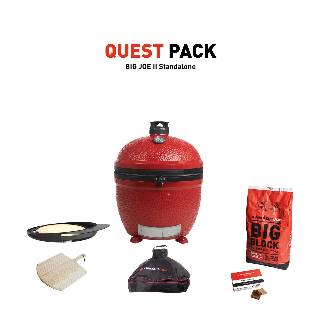 Kamado Joe Big Joe II Stand-Alone with Quest Pack