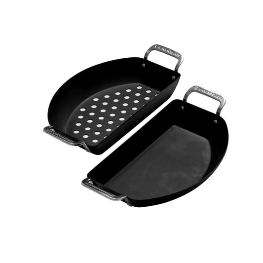 Pan set for BBQs